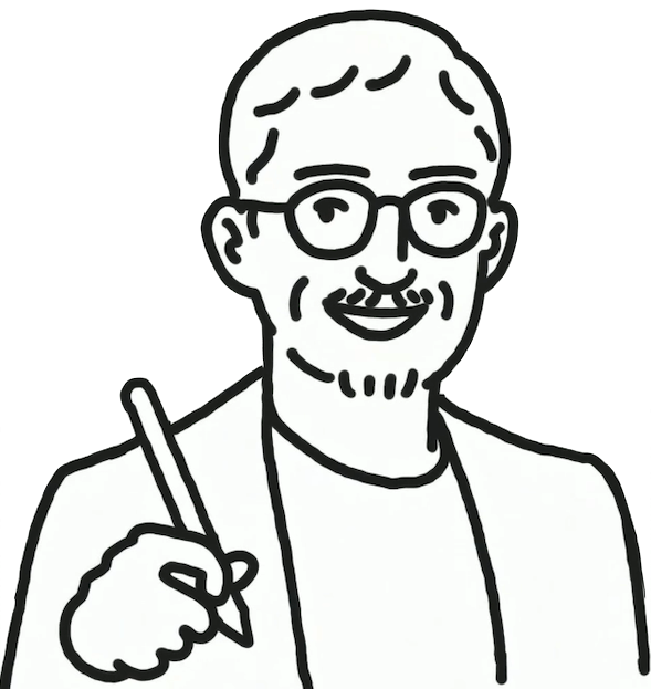 AIキャラクター講師のイラスト